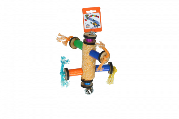 Birrdeeez Calci Grit Gym Bird Toy