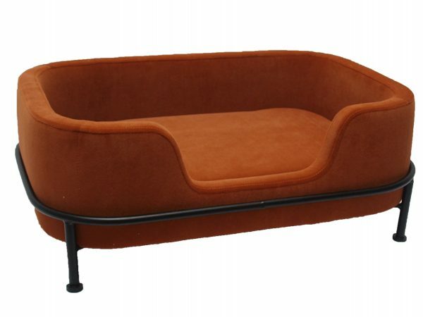 Zetel Grace fluweel oker 63x44x24,5cm