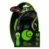 Flexi New Neon M (riem 5m) groen