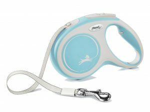 Flexi New Comfort M (riem 5m) lichtblauw