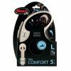 Flexi New Comfort L (riem 5m) zwart