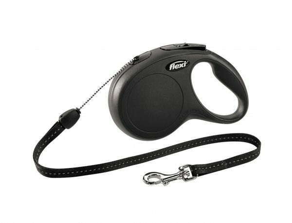 Flexi New Classic S (koord 8m) zwart