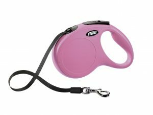 Flexi New Classic M (riem 5m) roze