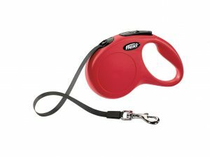 Flexi New Classic S (riem 5m) rood