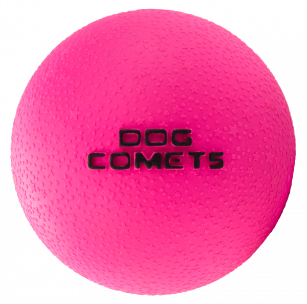 Dog Comets Ball Stardust Roze M 2-pack