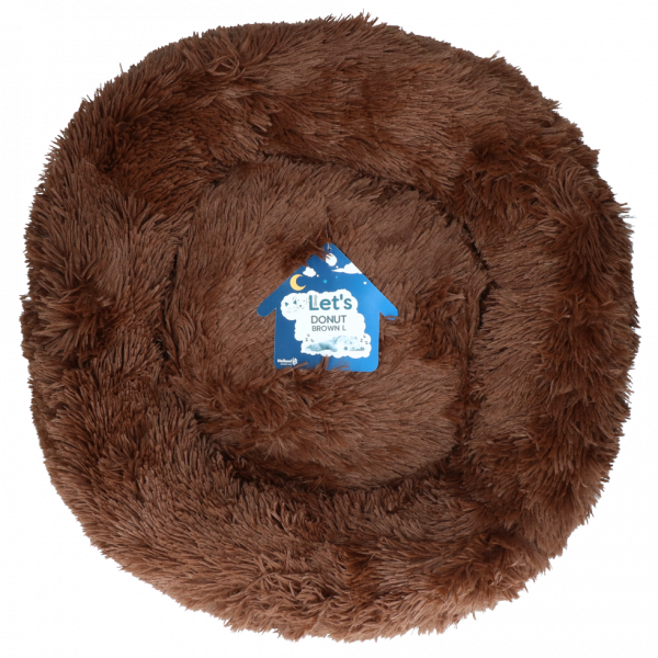 Let's Sleep Donut 60 cm Bruin