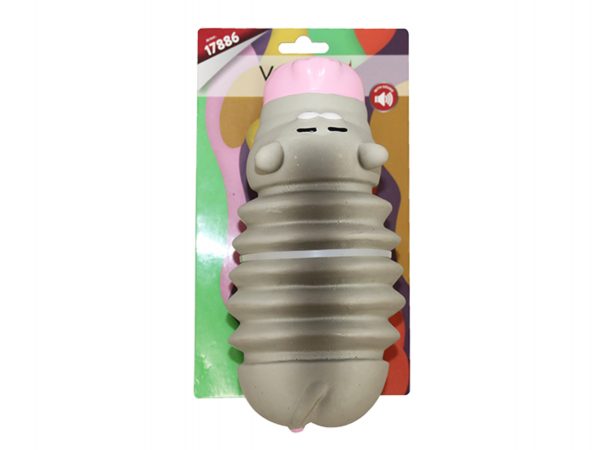 Speelgoed hond latex Hippo ribble 19,5cm