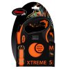 Flexi Xtreme M (riem 5m) oranje