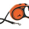 Flexi Xtreme L (riem 5m) oranje