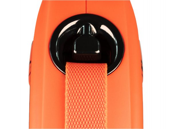 Flexi Xtreme L (riem 5m) oranje