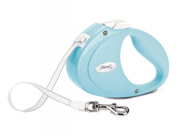 Flexi Puppy (riem 2m) lichtblauw