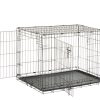 Draadkooi Dog Cottage zwart 76x49x55cm