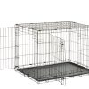 Draadkooi Dog Cottage zwart 61x44x50cm