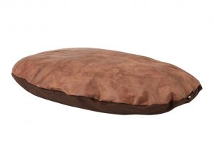 Kussen Snooze lederbruin 88x59cm XL