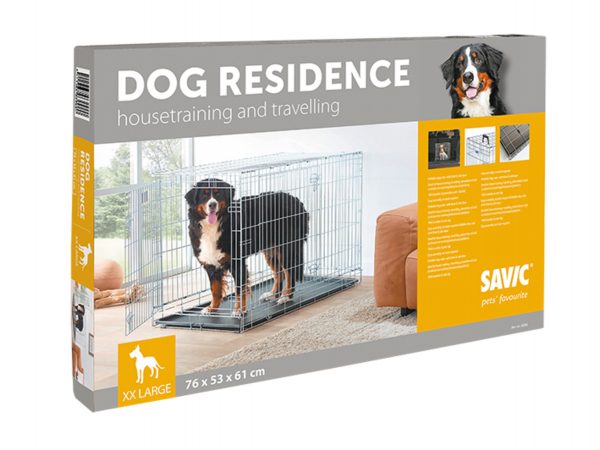 Draadkooi opvouwbaar Dog Residence 118x77x82cm