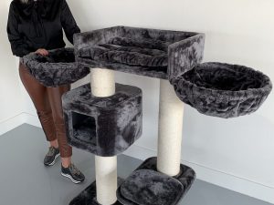 Krabpaal Devon Rex Plus Dark Grey