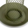 Gepelde zonnebloempitten Twist silo metaal 31cm