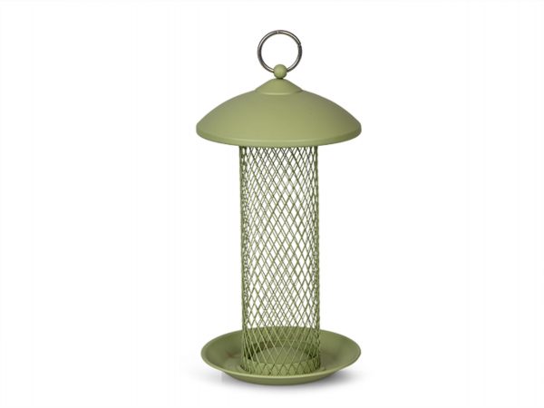 Gepelde zonnebloempitten Twist silo metaal 31cm