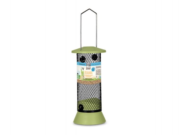 Gepelde zonnebloempitten silo metaal 23cm