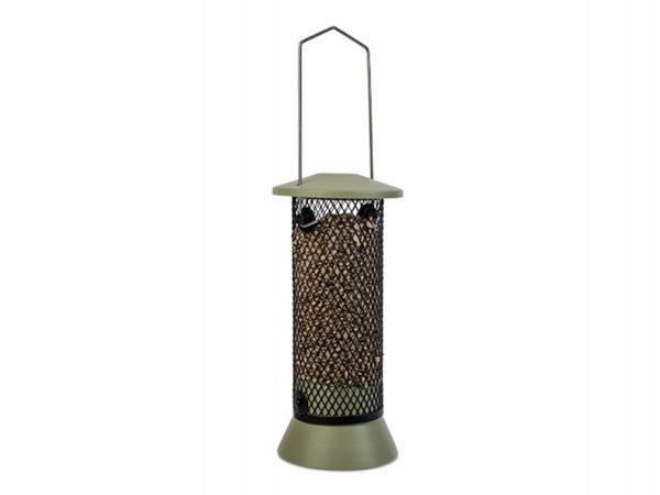 Gepelde zonnebloempitten silo metaal 23cm