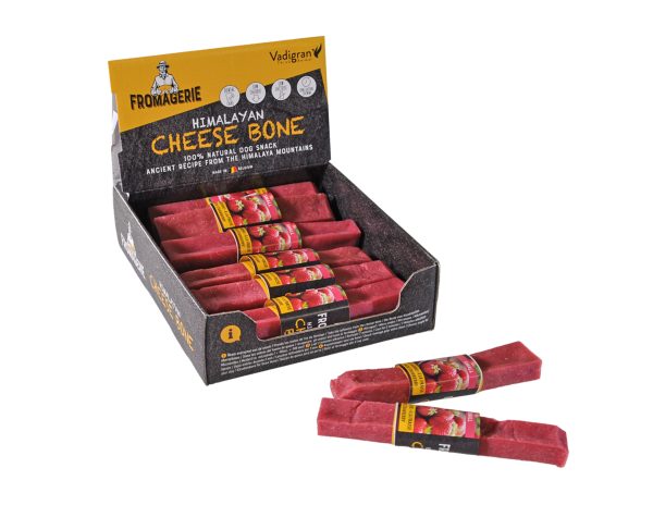 Cheese Bone Aardbei S 48g