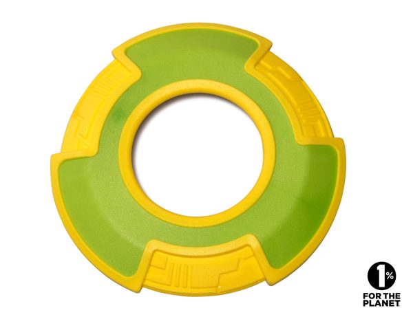Speelgoed hond TPR Frisbee groen 23cm
