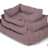 Mand vierkant Adelle bruin 30x45x15cm