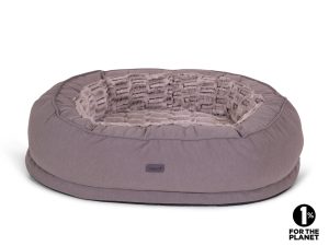 Mand ovaal Liah taupe 95x70x24cm