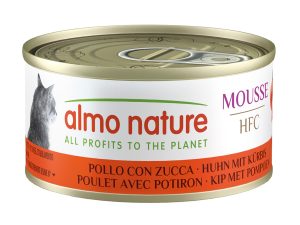 HFC Cats 70g Mousse - kip met pompoen