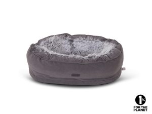Mand ovaal Keon grijs 64x46x20cm