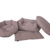 Mand vierkant Neva ivoor 60x40x24cm