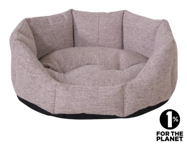 Mand rond Neva ivoor 52x50x20cm