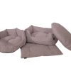 Mand rond Neva ivoor 52x50x20cm