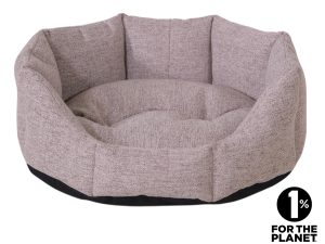Mand rond Neva ivoor 80x75x20cm